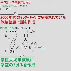 昔のネット投稿風の話作成