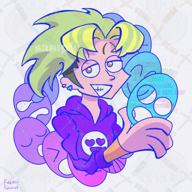 Cartoon-style illustration creation！の商品画像