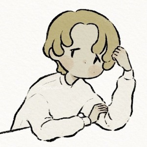 ゆるいタッチで似顔絵を描きます