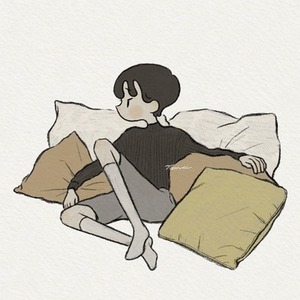 ゆるいタッチで1枚絵を描きます