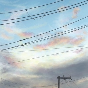 空のイラスト描きます