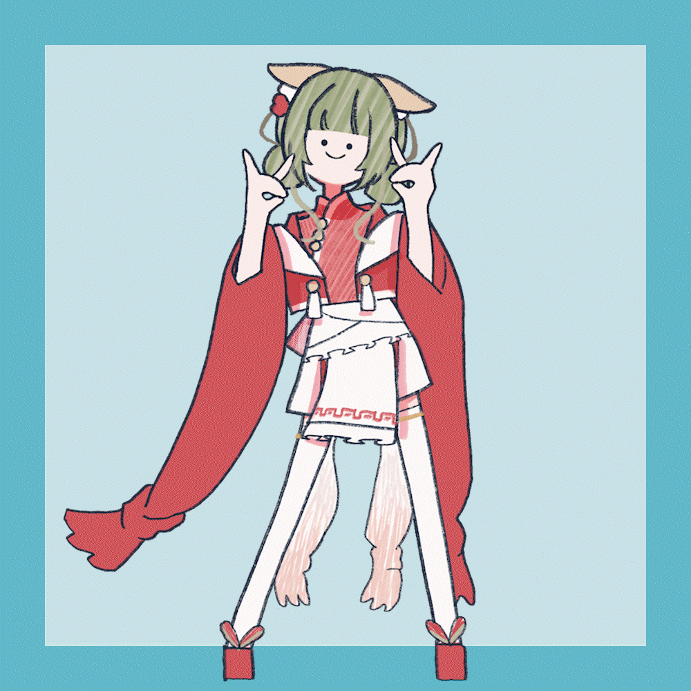 1~2秒の手描きダンスアニメーション制作します！