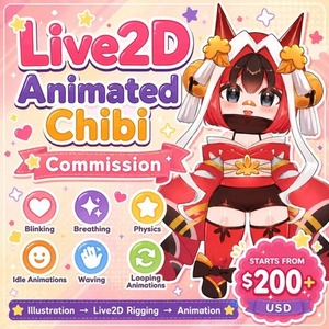 Image of Character LIVE2D Model