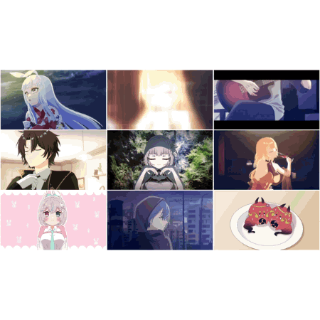 【手描きアニメーション】待機画面・ED・トランジション・MV・記念動画などに！