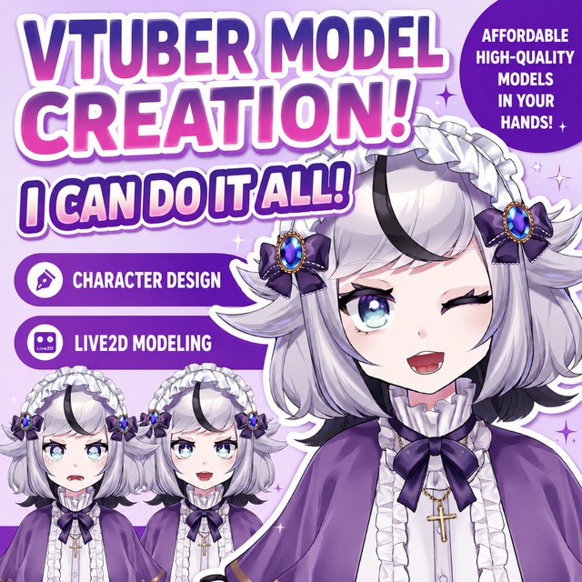 Affordable Live2D VTuber Models！の商品画像