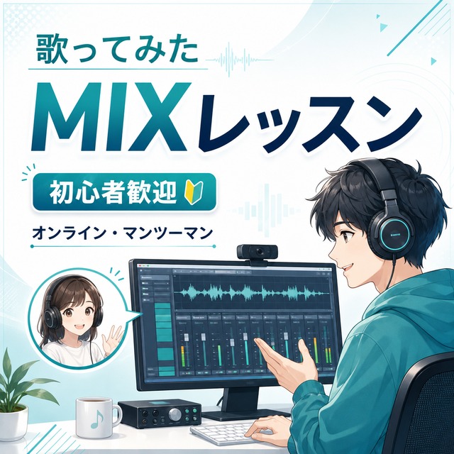 歌ってみたMIXをマンツーマンで教えます｜初心者歓迎🔰