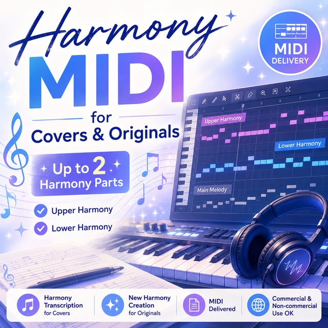 Harmony MIDI for Covers & Originalsの商品画像