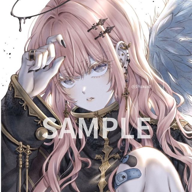 Ethereal social media character artの商品画像2枚目