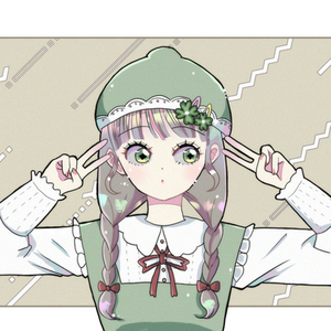 レトロで可愛い女の子のイラストを描きます🌿