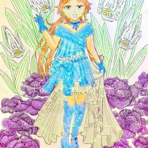 背景、衣装固定1枚絵 パネル開け有り
