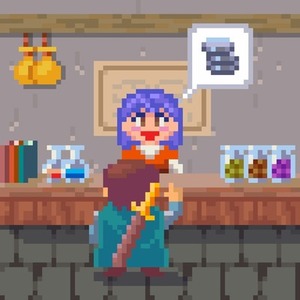 レトロゲームのようなドット絵を作成します