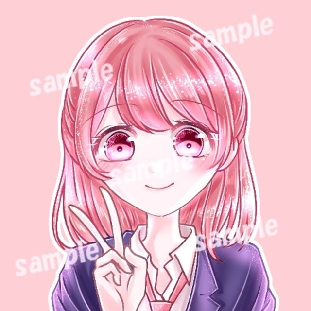 SNSアイコンお描きします