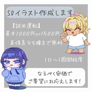 【試用運転】デフォルメキャラ作成