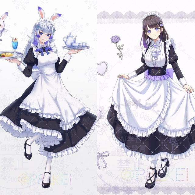 立ち絵のイラストを制作します