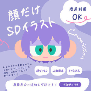 顔だけSD
