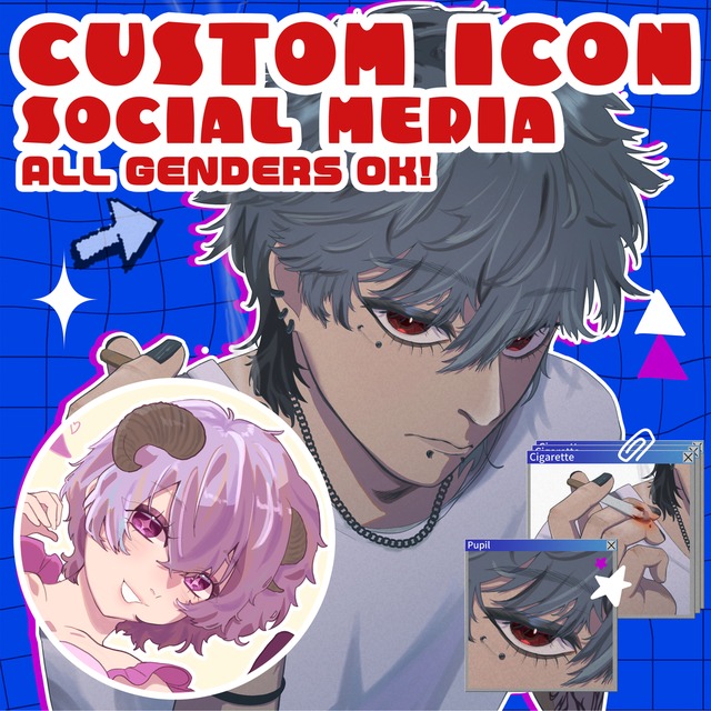 Custom Profile Icon Commissionの商品画像