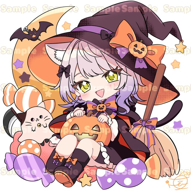 Halloween Chibi Character Illustrationの商品画像5枚目