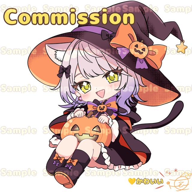 Halloween Chibi Character Illustrationの商品画像6枚目