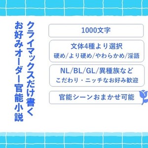 オリキャラ官能1000文字チャレンジ