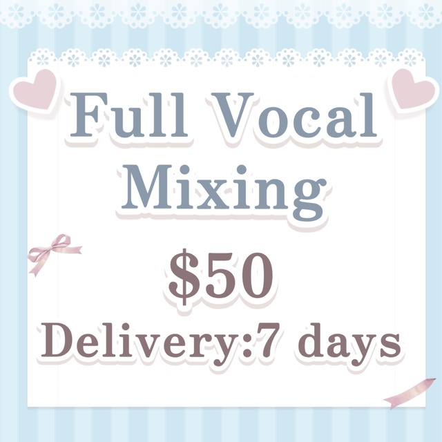 Image of 5 Years Mixing Experience: Mixing for Vocal Covers