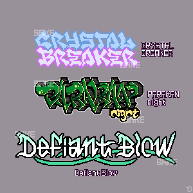 Pixel Art Graffiti [For Commercial Use]の商品画像6枚目