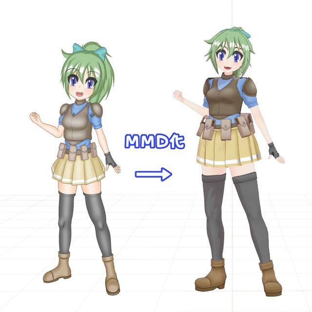 フルスクラッチ3Dキャラクターを制作しますの商品画像5枚目
