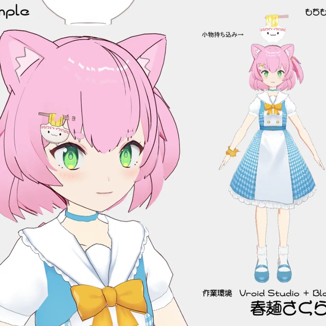 Original 3D Models for Vtubers & VRChatの商品画像3枚目