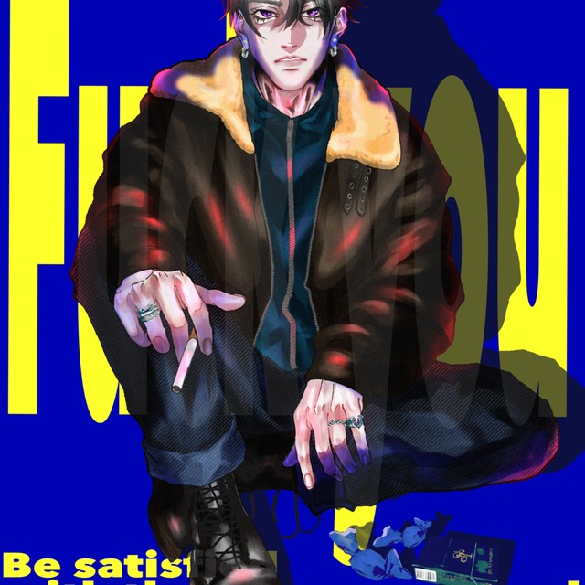 Music Cover Art / Dark Male Illustrationの商品画像