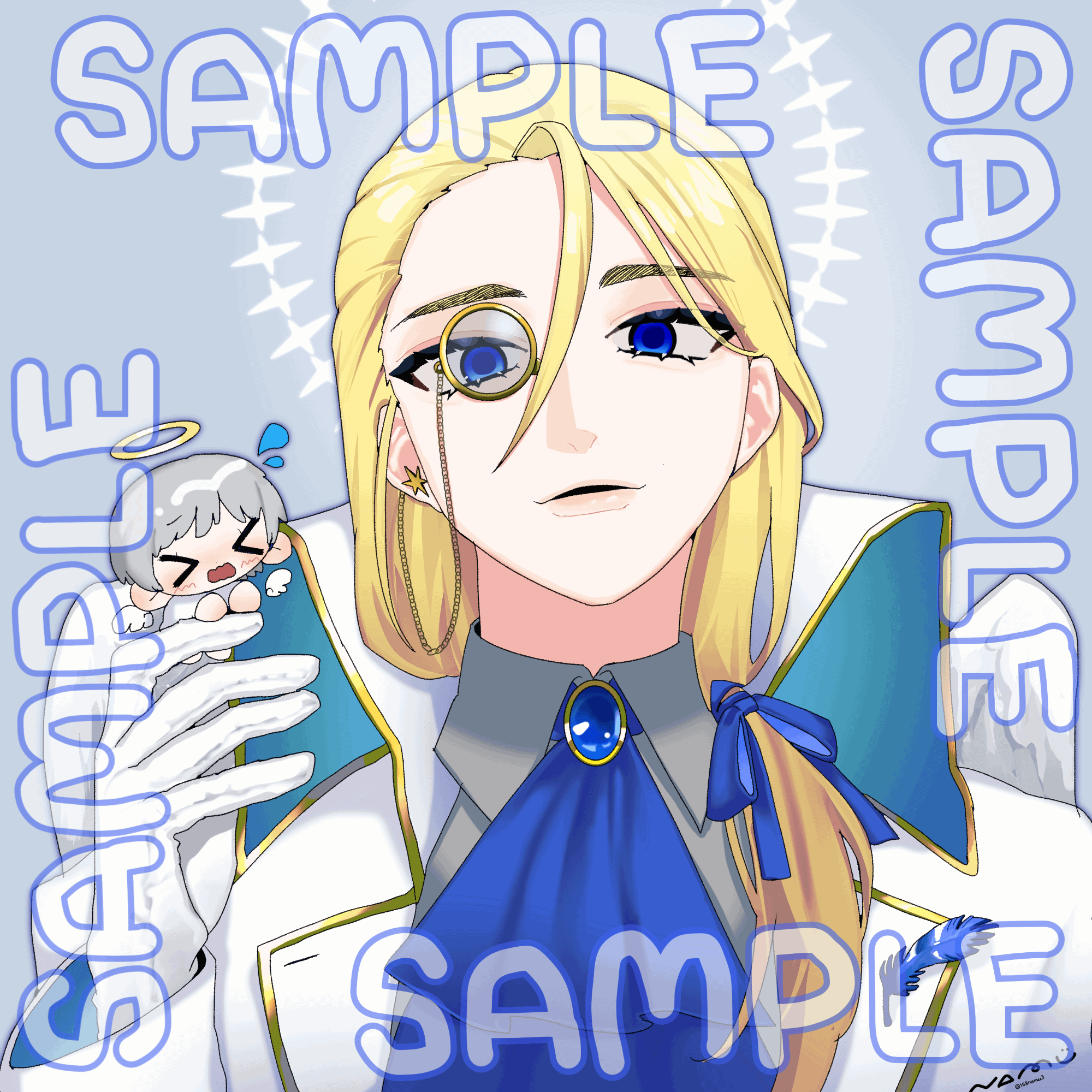 顔アップアイコン制作