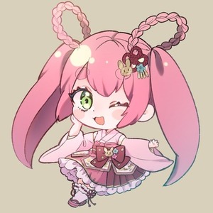 SNSアイコン用ミニキャラクターイラストを作成します！