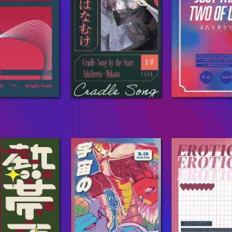 【割引延長】シンプル/ミニマルな同人誌の表紙デザイン