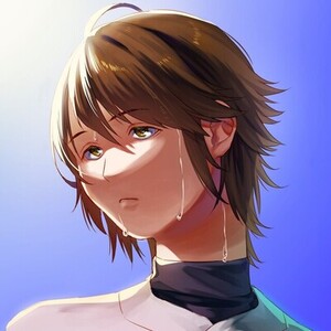 キャラクター顔アップ【グリザイユ塗】