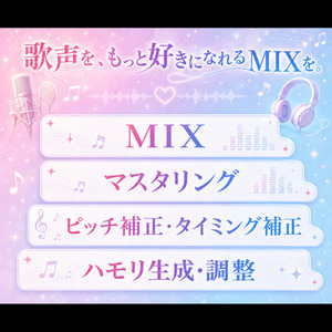 現役歌い手がサビ・ワンコーラスMIXします
