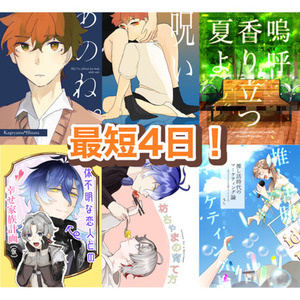 【最短4日納品！】同人誌の表紙お描きします！