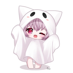 オバケシーツちゃん量産イラスト
