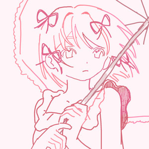 線画好きによる線画だけイラスト
