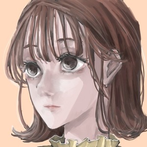 SNSアイコン【厚塗り、水彩】