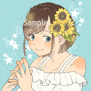 【ウクライナ支援】ひまわりのSNSアイコン