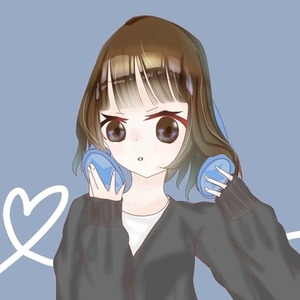 ヘッドフォン女の子