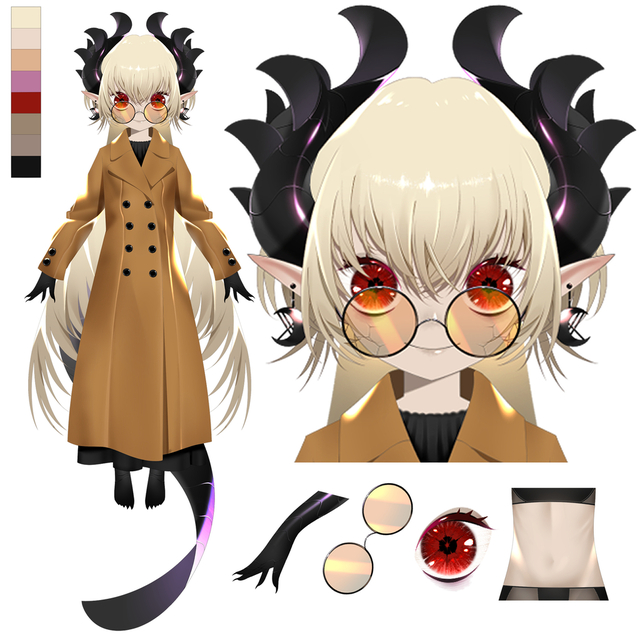 Vtuberモデルのデザイン承ります！