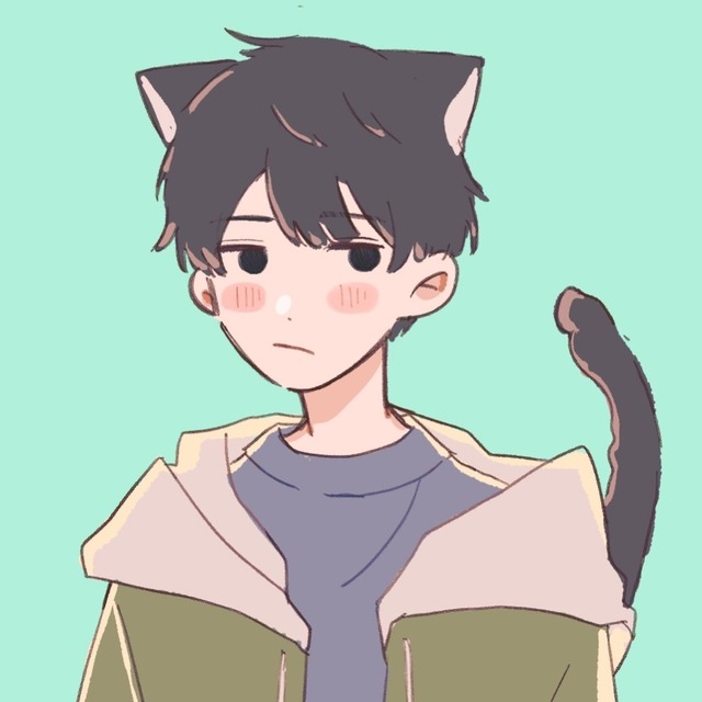 半デフォルメアイコン🐱